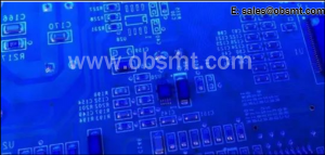 conformal coating result under UV light